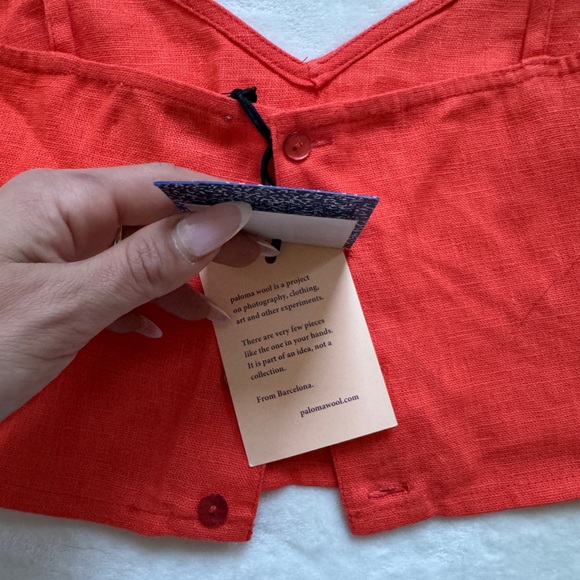 NWT Paloma Wool Cairo Linen Top - Picture 3 of 3